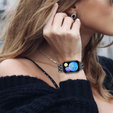 Bransoleta z Diamentami do Xiaomi Smart Band 8 Pro / Xiaomi Smart Band 9 Pro, Czarne