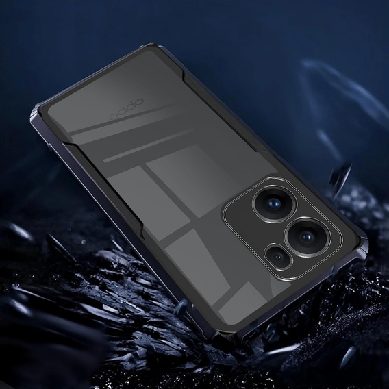 Etui do Oppo Reno 13F / Oppo Reno 13FS, AntiDrop Hybrid, czarne