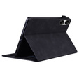 Etui z klapką i kieszeniami na karty do Xiaomi Redmi Pad 2 - Czarne