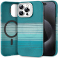 Etui do iPhone 15 Pro Max, Frame Kickstand, do MagSafe, Moon Green