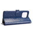 Etui z klapką do Motorola Edge 60 / 60 Fusion, Wallet Rhombus, niebieskie