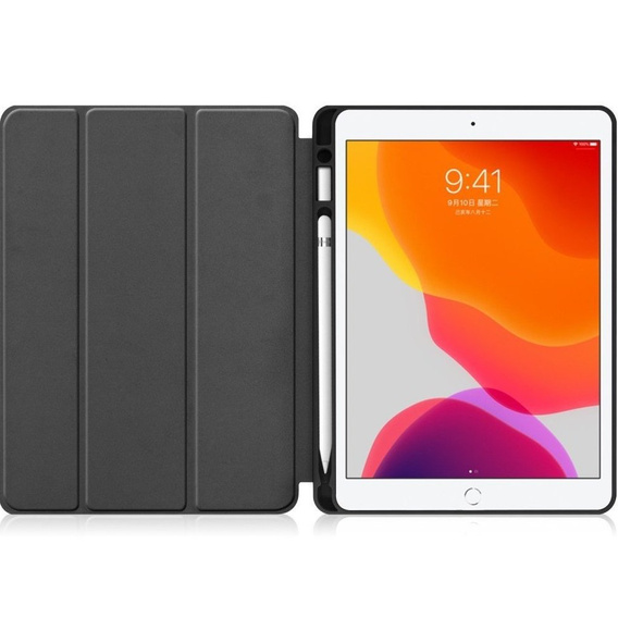 Etui do iPad 10.2" 2021/2020/2019 (9/8/7 gen.), Smartcase z miejscem na rysik, cherry blossom