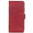 Etui z klapką do Motorola Moto G53 5G / G13 / G23, Wallet, czerwone