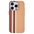 Etui do iPhone 16 Pro, Carbon Fiber MagSafe, żółte