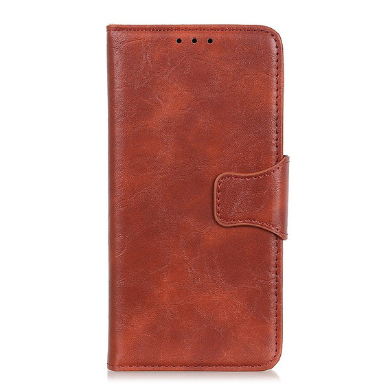 Skórzane Etui Wallet do Samsung Galaxy A52 / A52s - Brown