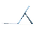 Etui z klawiaturą do iPad 11" 2025 A16 (11 gen.) / iPad 10.9" 2022 (10 gen.), Rotary 360° Leather, jasnoniebieskie
