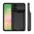 Etui z miękką ramką i baterią 6000mAh do Samsung Galaxy A36 / A56 5G – czarne