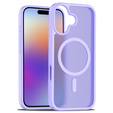 Etui Matt Case do iPhone 17, do MagSafe, półprzezroczyste fioletowe