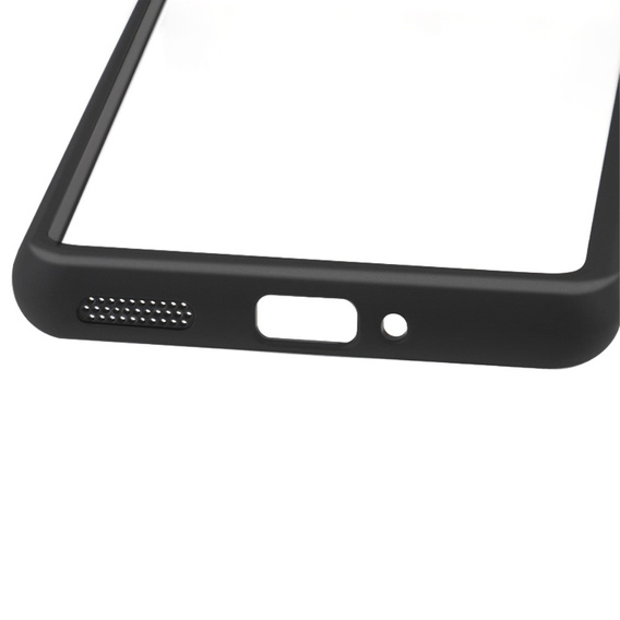 Etui do OnePlus 12 5G, Fusion Hybrid, z ochroną aparatu, przezroczyste / czarne