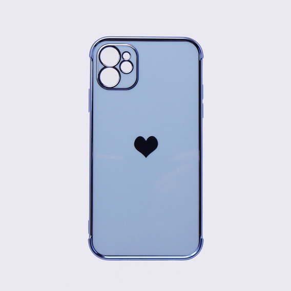 Etui do Apple iPhone 11, Electro heart, niebieskie