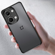 Etui do OnePlus Nord 3 5G, Fusion Hybrid, przezroczyste z czarną ramką