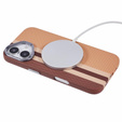 Etui do iPhone 16, Carbon Fiber MagSafe, żółte