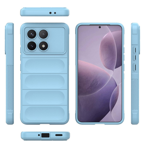 Etui do Xiaomi Poco F6 Pro, Gaming Shockproof, niebieskie