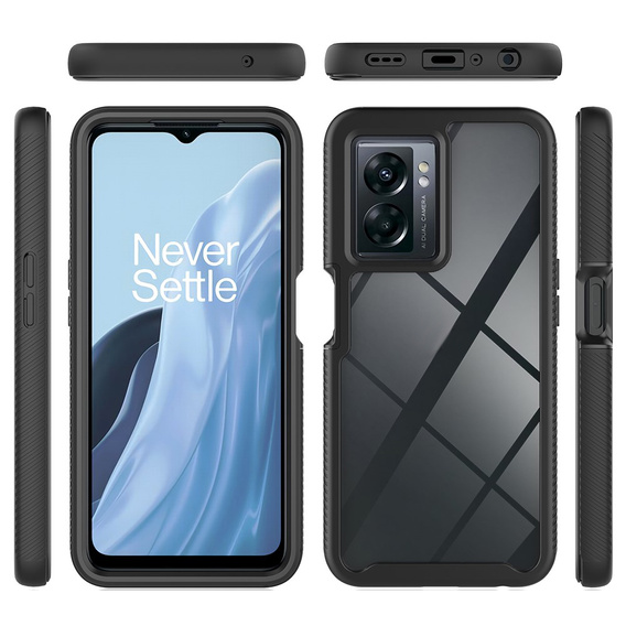 Etui do Oppo A57s, Shockproof, z folią, czarne