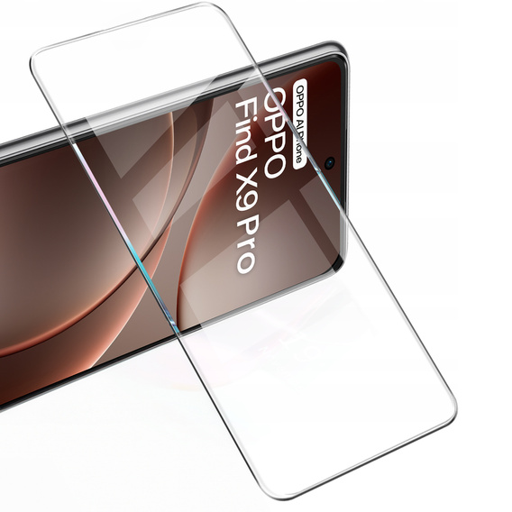 2x Szkło Hartowane ERBORD 9H Hard Glass do Oppo Find X9 Pro