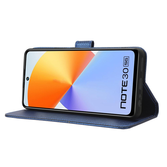 Etui z klapką do Infinix Note 30 5G, Wallet Smart Magnet, niebieskie