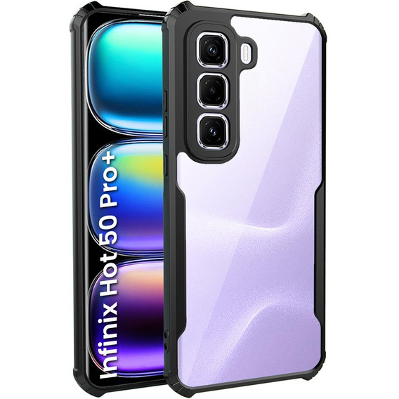 Etui do Infinix Hot 50 Pro+ 4G, AntiDrop Hybrid, czarne