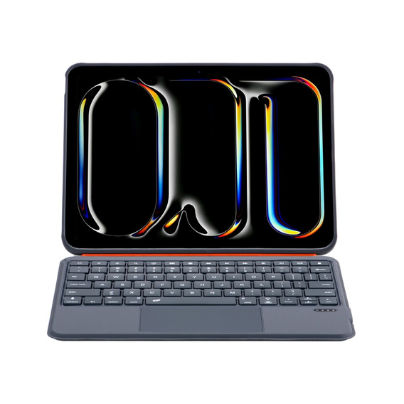 Wszechstronne etui z klawiaturą Bluetooth do iPad 11" 2025 A16 (11 gen.) / iPad 10.9" 2022 (10 gen.) – czarne