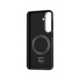 Etui BENKS Kevlar Armor PRO do Samsung Galaxy S25, Carbon Fiber 600D A043, do MagSafe, czarne