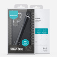 Etui NILLKIN do Samsung Galaxy S23 Ultra, Stripe Design z rączką, czarne