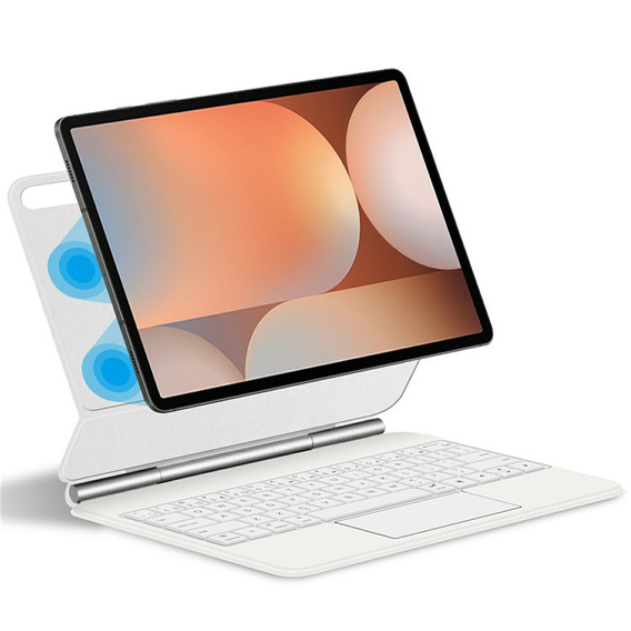 Etui z klawiaturą Bluetooth z touchpadem do Samsung Galaxy Tab S10+ / S9+ / S9 FE+ / S8+ / S7 FE