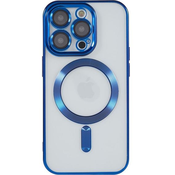 Etui do iPhone 14 Pro, Electro MagSafe, niebieskie + Szkło na ekran