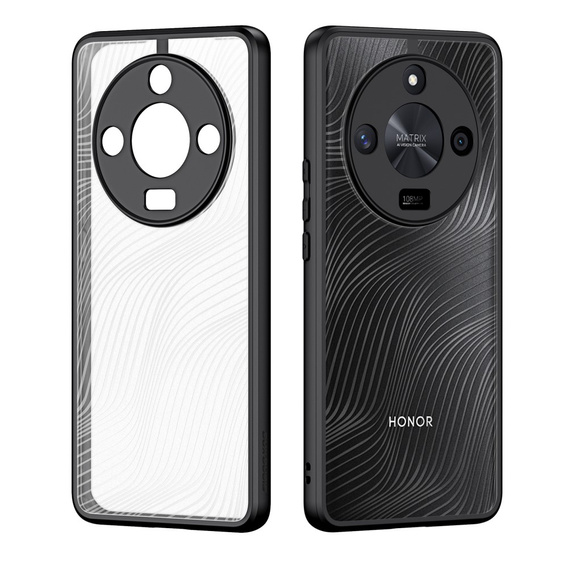 Etui DuxDucis do Honor Magic 6 Lite 5G, Aimo case, przezroczyste / czarne