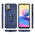Etui pancerne do Xiaomi Redmi Note 10 5G, Nox Case Ring, niebieskie