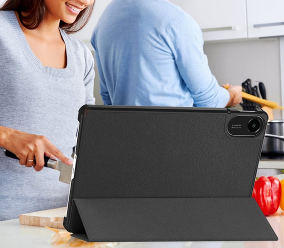 Etui z klapką i podstawką do Xiaomi Redmi Pad 2 – czarne