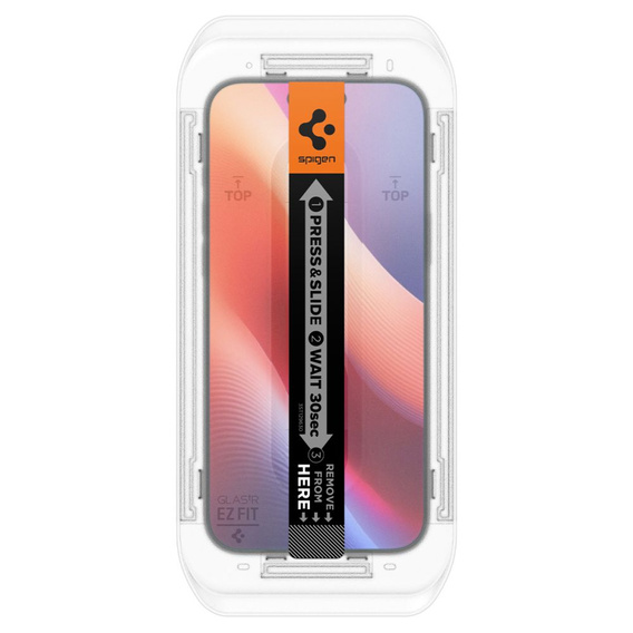 Szkło Hartowane Spigen do iPhone 17 / 17 Pro / 16 Pro, Glas.TR EZ Fit (2 szt.)
