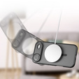 Etui matowe do iPhone 17 Air, do MagSafe, z ochroną aparatów, czarne