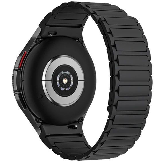 Pasek Magnetyczny do Samsung Galaxy Watch 4/5/6/7/FE 40/42/43/44/45/46/47mm, Czarny