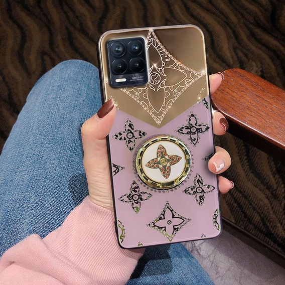 Etui Fashion do Realme 8 / 8 Pro, fioletowe