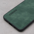 Etui do Xiaomi Redmi 12C, ERBORD Business, z blaszką do uchwytów samochodowych, zielone