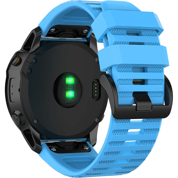 Pasek Silikonowy QuickFit do Garmin Fenix 26mm, Niebieski