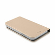 Etui z klapką do LG K4, Flexi Book, złote