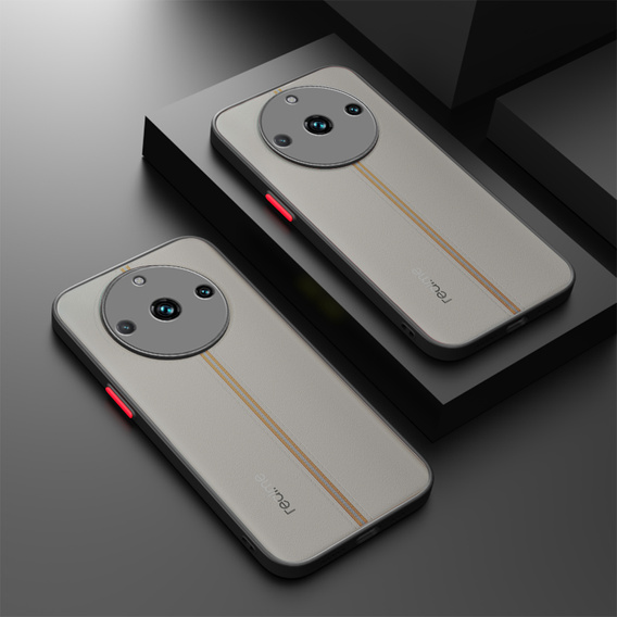 Etui silikonowe do Realme 11 Pro / 11 Pro +, z ochroną aparatu, przezroczyste / czarne