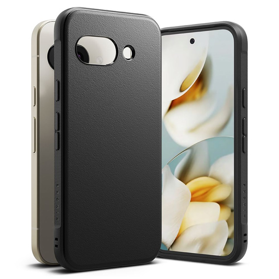 Etui Ringke do Google Pixel 9A, Onyx, Czarne + Szkło Hartowane 9H