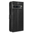Etui z klapką do Google Pixel 8 Pro, Crazy Horse Wallet, czarne