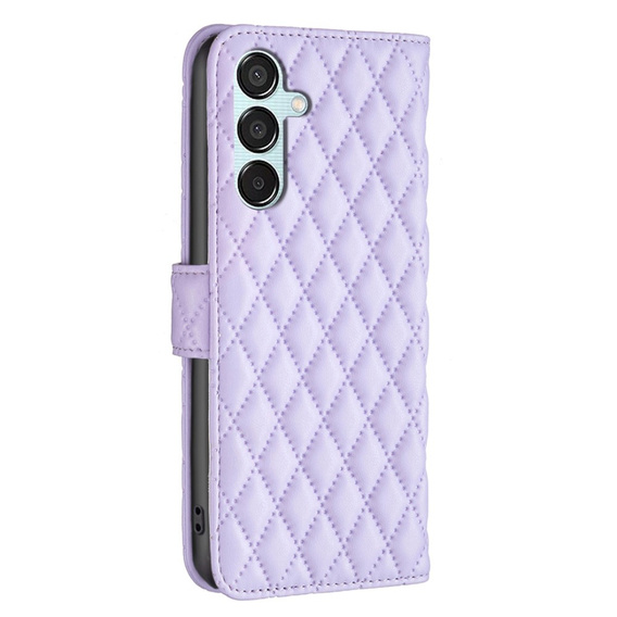 Etui z klapką do Samsung Galaxy M15 5G, Wallet, BINFEN COLOR, fioletowe