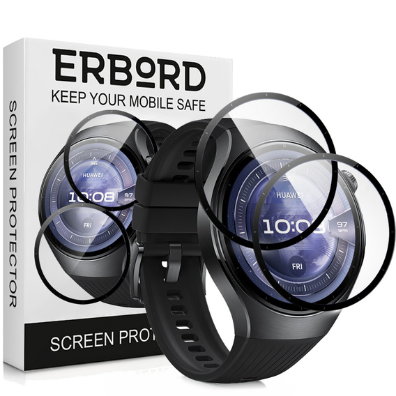 2x Szkło Hybrydowe ERBORD do Huawei Watch 5 46mm