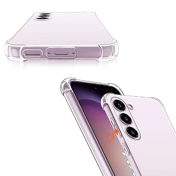 Etui do Samsung Galaxy S23 FE, Dropproof, przezroczyste