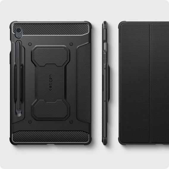 Etui Spigen Rugged Armor Pro do Samsung Galaxy Tab S10 Lite / S9 FE, black