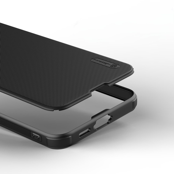 Etui NILLKIN do Samsung Galaxy S24 FE, Frosted Shield, do MagSafe, czarne