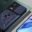 Etui pancerne do Infinix Note 12 2023, CamShield Slide, niebieskie