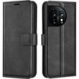 Etui z klapką do OnePlus 11 5G, Wallet Case, czarne