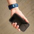 Pasek Nylonowy ERBORD MP84 do Apple Watch 1/2/3/4/5/6/7/8/9/10/11/SE Ultra 1/2/3 42/44/45/46/49mm, Niebieski