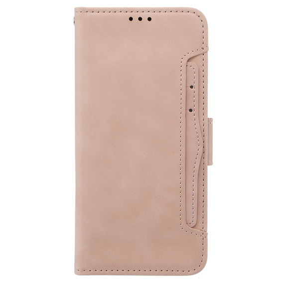 Etui z klapką do Oppo A38 4G / Oppo A18 4G, Card Slot, różowe