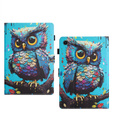 Etui do Lenovo Tab M10 Plus TB-X606F, z klapką, owl