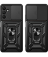 Etui pancerne do Samsung Galaxy M15 5G, CamShield Slide, czarne